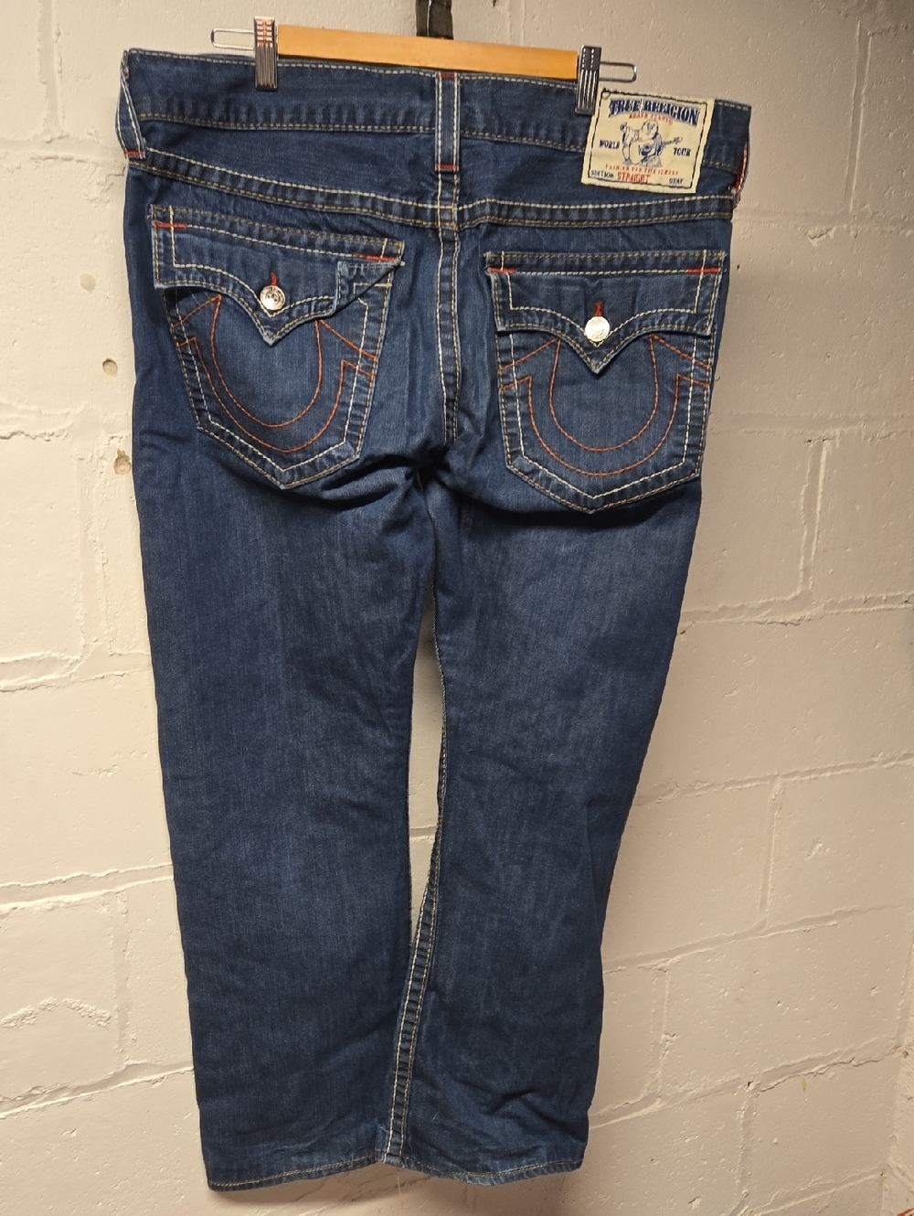 True Religion Dark Blue Women's Straight Leg Jeans